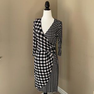 Work Dress - Houndstooth Pattern